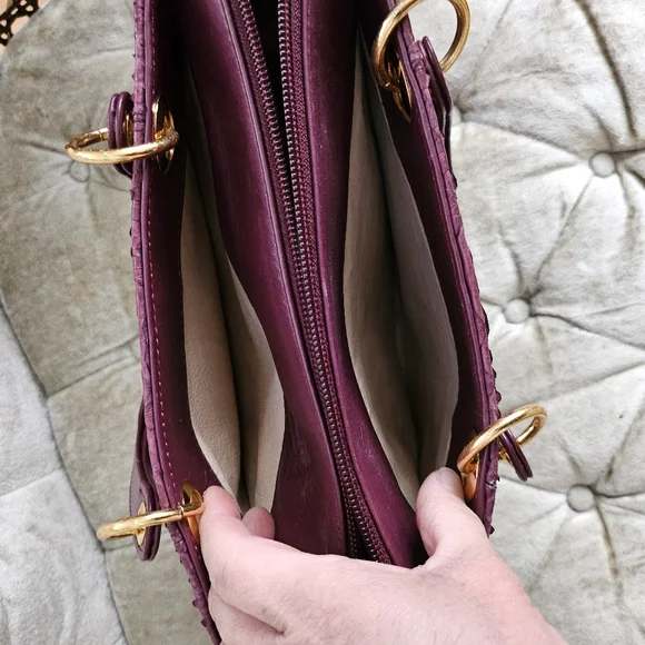 Authentic python skin handbag - Picture 8 of 12